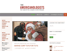 Tablet Screenshot of americanologist.com